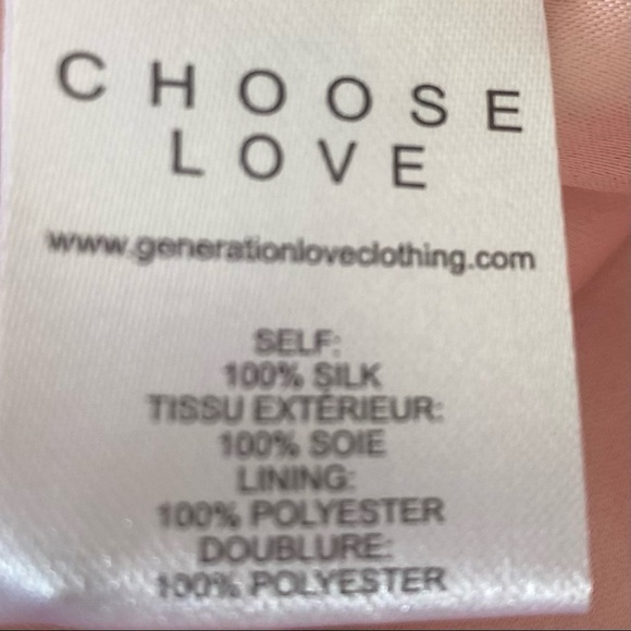 𝅺NEW WITH TAG‎ GENERATION LOVE AUDRINA RUFFLE MINI SILK SKIRT - Picture 6 of 8